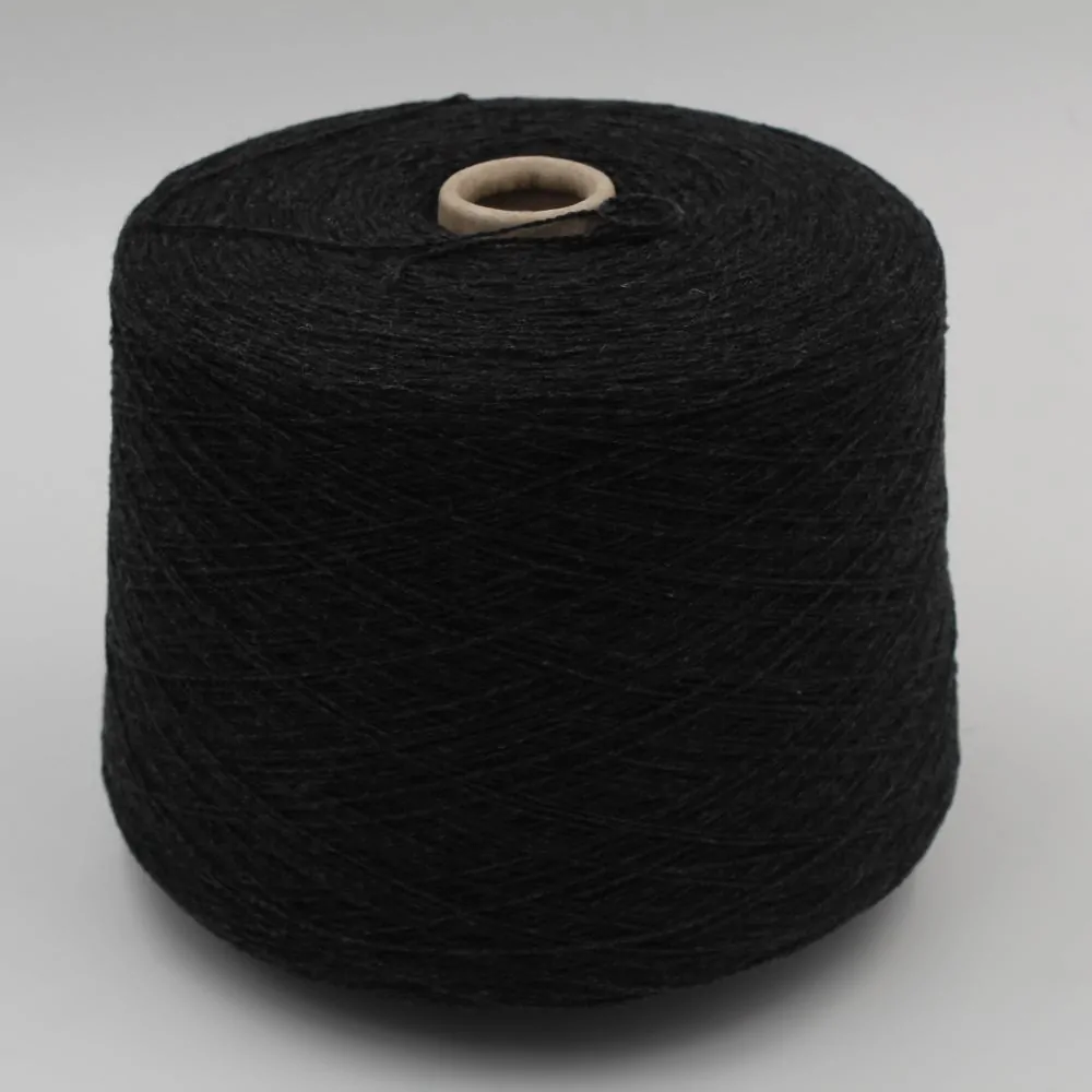 ALTER-ECO yarn 97% cashmere 3% wool merino nm 2/12 color anthracite cones 600 gr