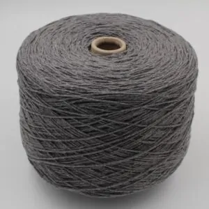 Cashmere yarn 97% merino 3% nm. 5/12 medium grey color 500gr cones