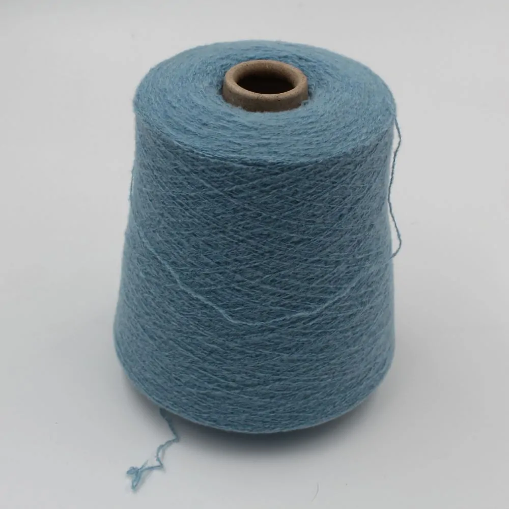 Merino yarn 45% cashmere 45% polyamide 10% nm. 11800 colour sky blue cones 540gr