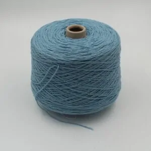 Cashmere yarn 97% merino 3% nm. 5/12 sky blue color 460gr cones