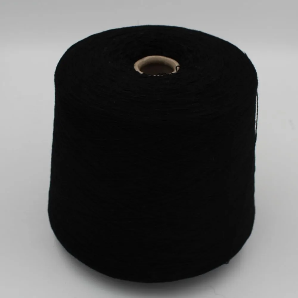 yarn cashmere 100% 2/26 color nero cones 520 gr