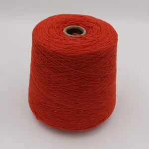 ALTER-ECO filato 97% cashmere 3% lana merino nm 2/12 colore rosso rocche 420 gr
