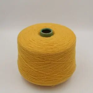 yarn merino extrafine 70% cashmere 30% nm. 2/15 color yellow cones 620gr