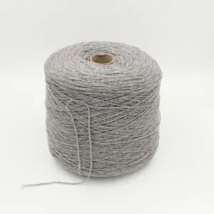 Filato cashmere riciclato 100% nm 3200 colore grigio perla rocche 500 gr