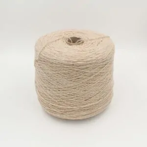 Filato cashmere riciclato 100% nm 3200 colore pasta rocche 500 gr