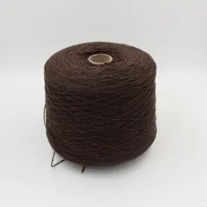 Filato cashmere riciclato 100% nm 3200 colore marrone melange rocche 500 gr