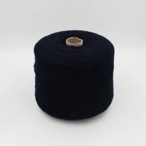 Filato cashmere riciclato 100% nm 3200 colore blu rocche 500 gr