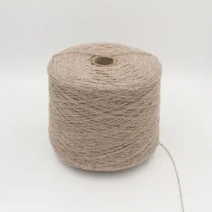Filato cashmere riciclato 100% nm 3200 colore brown naturale rocche 500 gr