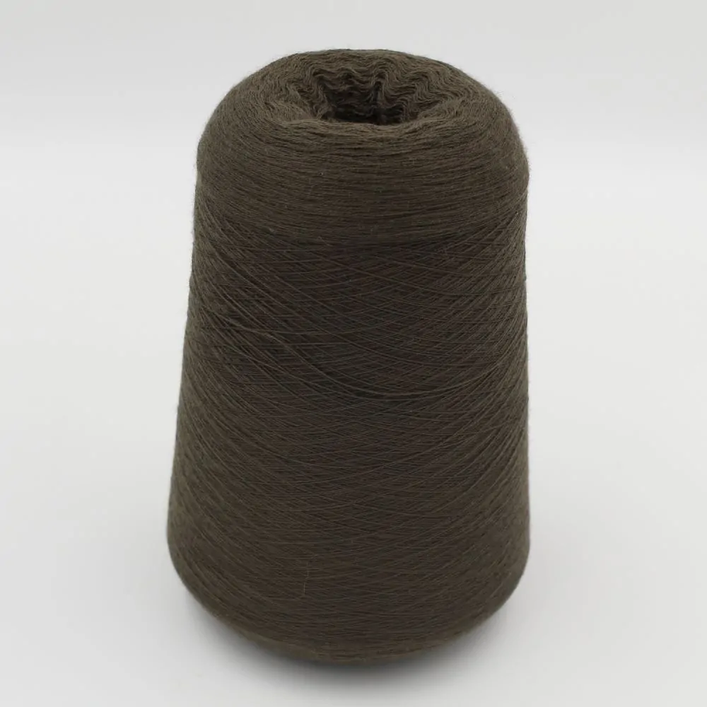 Filato 2/27 100% Cashmere colore verde rocche 520 gr