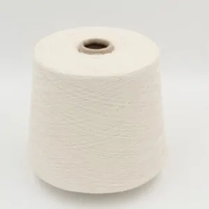 Filato Nm. 2/28 70% merino extrafine 30% cashmere colore bianco rocca 510 gr