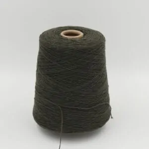 ALTER-ECO yarn 97% cashmere 3% wool merino nm 2/12 color dark green cones 450 gr