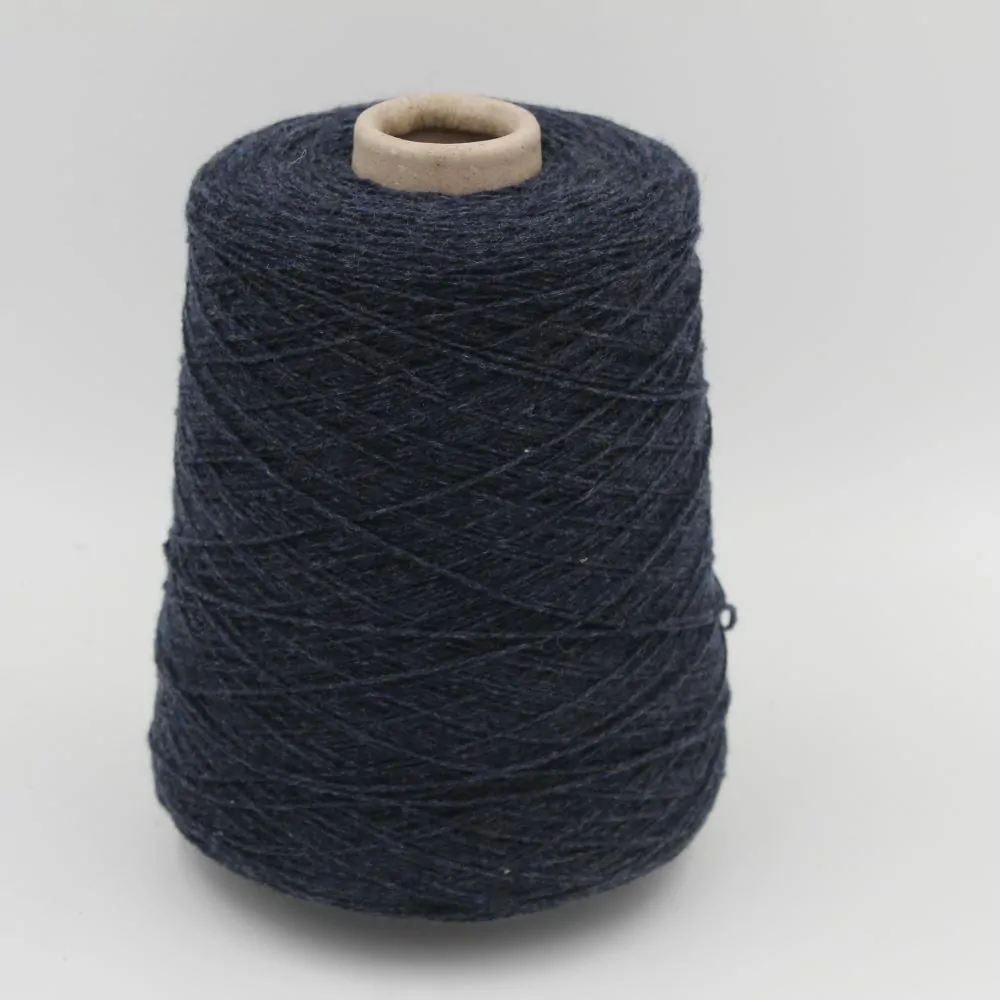 ALTER-ECO filato 97% cashmere 3% lana merino nm 2/12 colore blu rocche 400gr