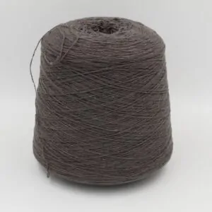 ALTER-ECO filato 97% cashmere 3% lana merino nm 2/12 colore marrone scuro rocche 570gr