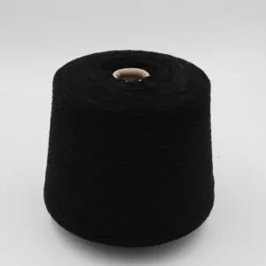 Cashmere 100% nm 2/14 colore nero rocche 530gr