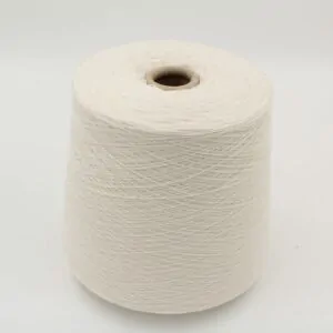 Yarn 60% Cashmere 40% Polyamide nm 2/28 color white cones 450gr