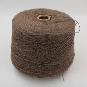 DECOUPAGE Yarn 82% Cashmere 15% WM 3% Merinos nm. 2/12 color dark brown cones 630gr