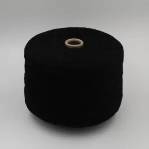 Yarn 20% Wool 30% Cashmere 50% Polyamide nm 4/15 color black cones 430gr