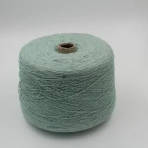 Yarn 50% Cotone 50% Lana nm 2/15000 color green water cones 520gr