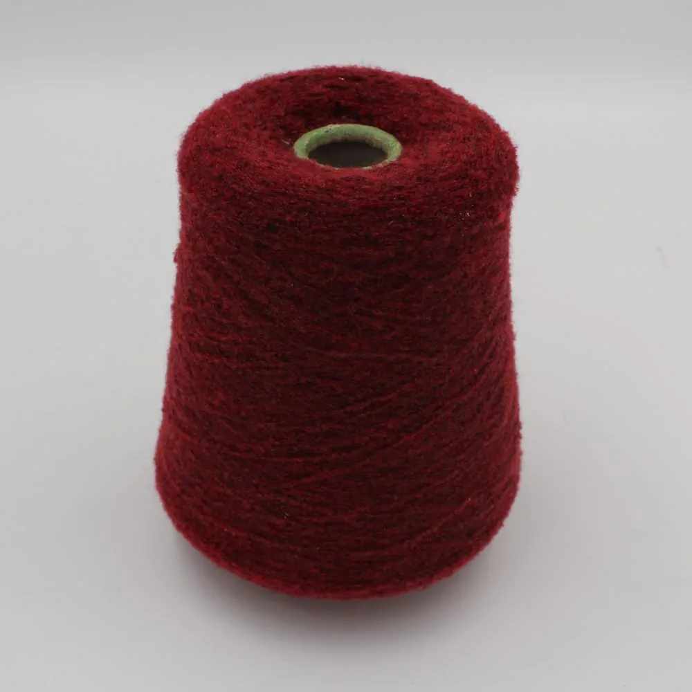 BUCLÉ 100% Merinos nm 2/30 color red cones 400gr