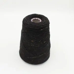 Filato Lana 80% Alpaca 20% nm. 3/11 colore nero rocche 450gr