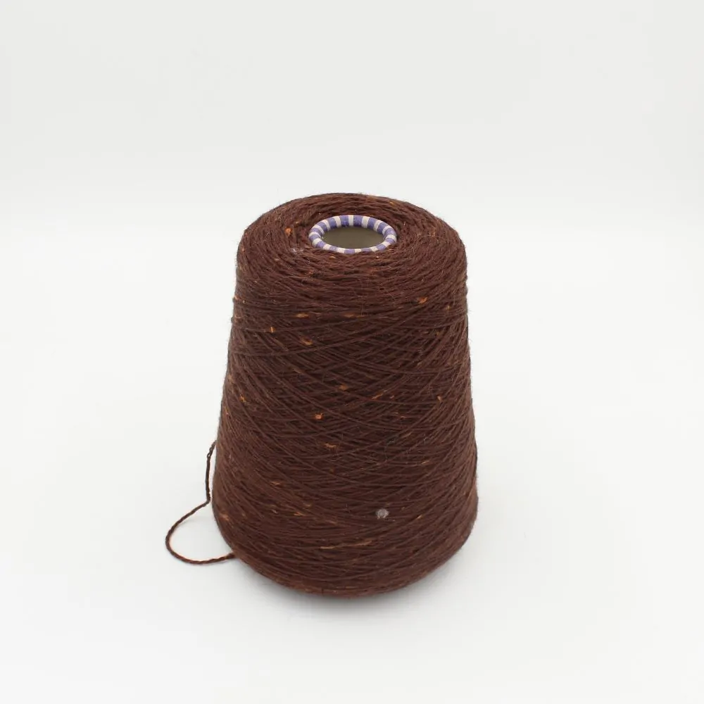 80% Alpaca 20% Wool Yarn nm. 3/11 color brown cones 570gr