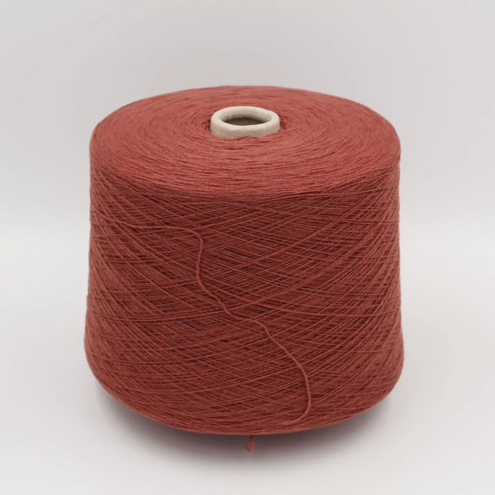 NINETYFIVE 95% Cashmere 5% Merinos nm 2/14 color brown cones 530gr