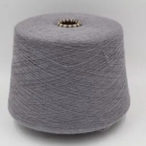 Filato merino extrafine nm 2/56 pettinato colore grigio chiaro rocche 520 gr