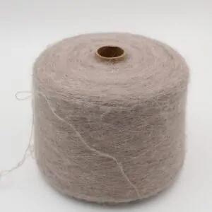 Yarn 60% Alpaca 40% Polyamide nm 9000 color beige cones 630gr