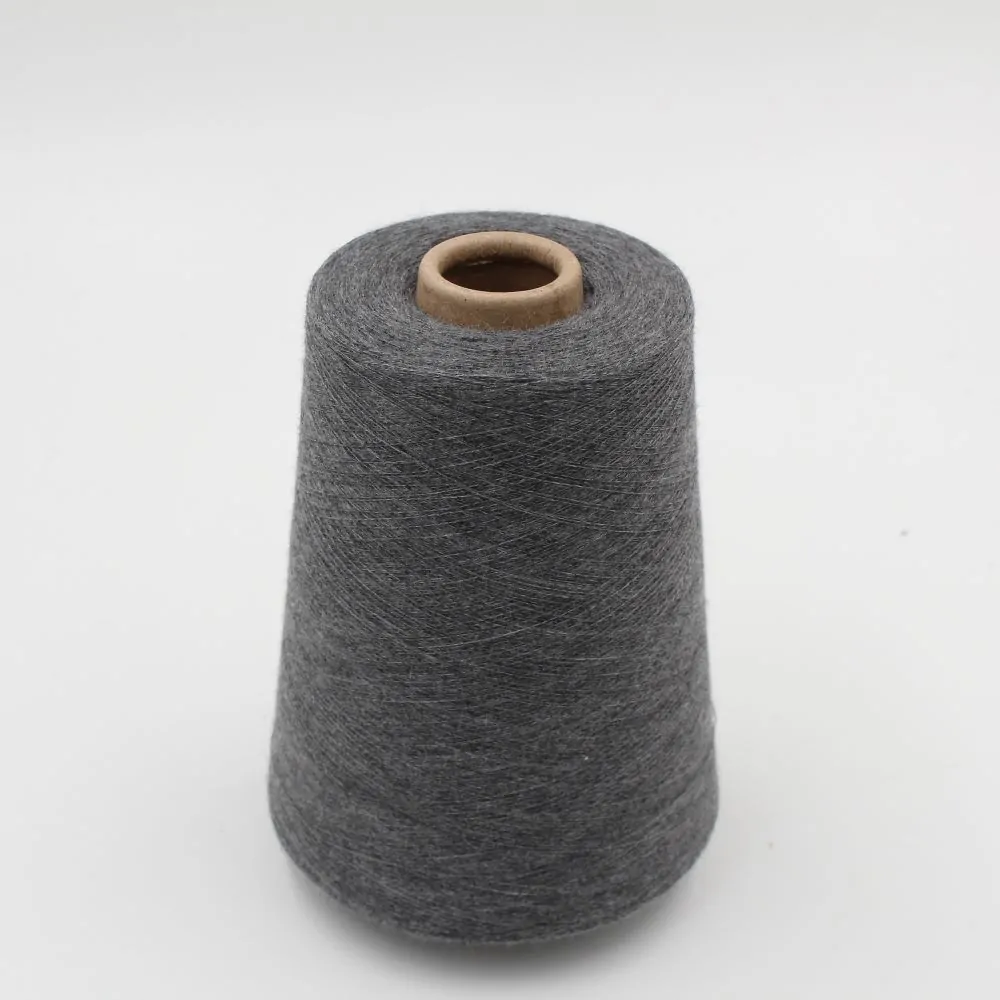 Filato Cashmere 100% nm. 2/50 colore grigio scuro rocche 490 gr