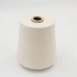 Yarn 80% Cashmere 20% Silk nm 2/48 color white cones 410gr