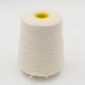 Filato BUCLE' 80% cashmere 20% poliammide nm. 8000 colore bianco naturale rocca 380 gr