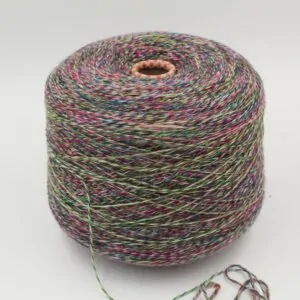 Filato 100% merinos extrafine nm 4/20 multicolor rocche 490 gr