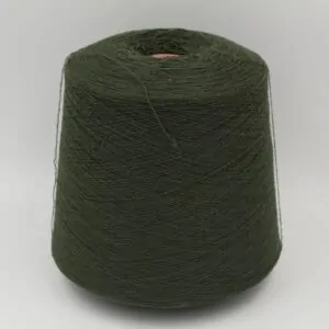 Filato cashmere 100% 2/26 colore verde rocche 530gr