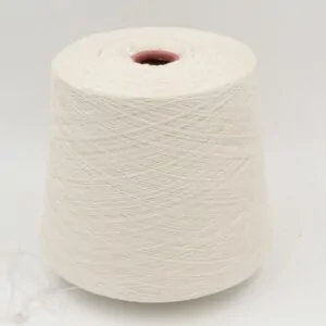 Yarn 2/28 100% Cashmere color natural white cones 540gr