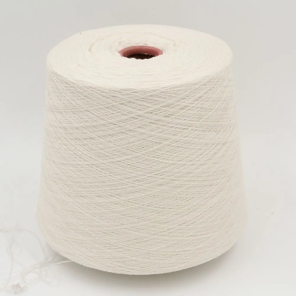 Filato 2/28 100% Cashmere colore bianco naturale rocche 540gr
