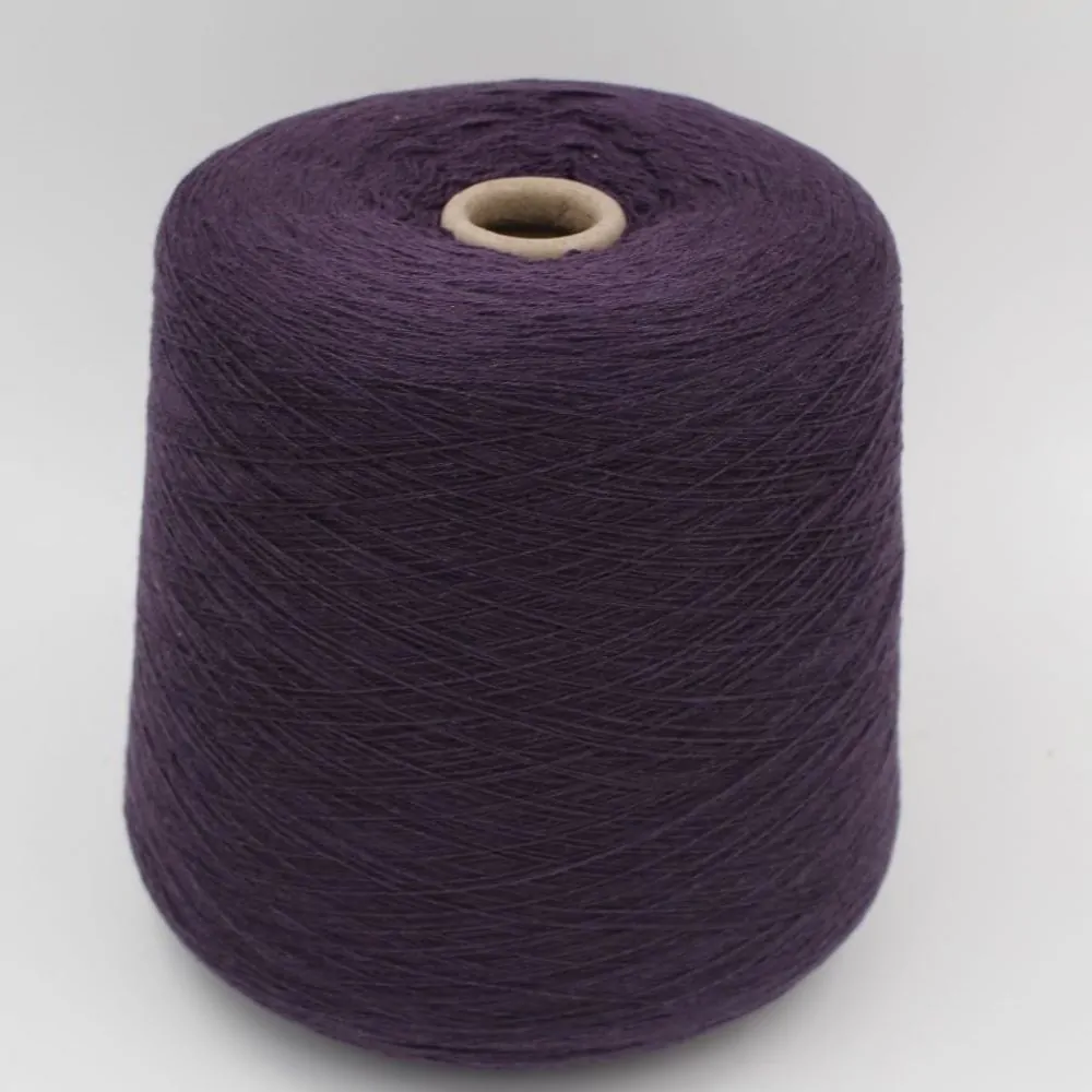 Filato 70% Lana 30% Cashmere nm 2/26 colore viola rocche 500gr