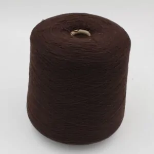 Yarn 70% Wool 30% Cashmere nm 2/26 color bordeaux cones 510gr