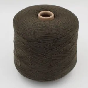 Yarn 70% Wool 30% Cashmere nm 2/26 color olive cones 490gr
