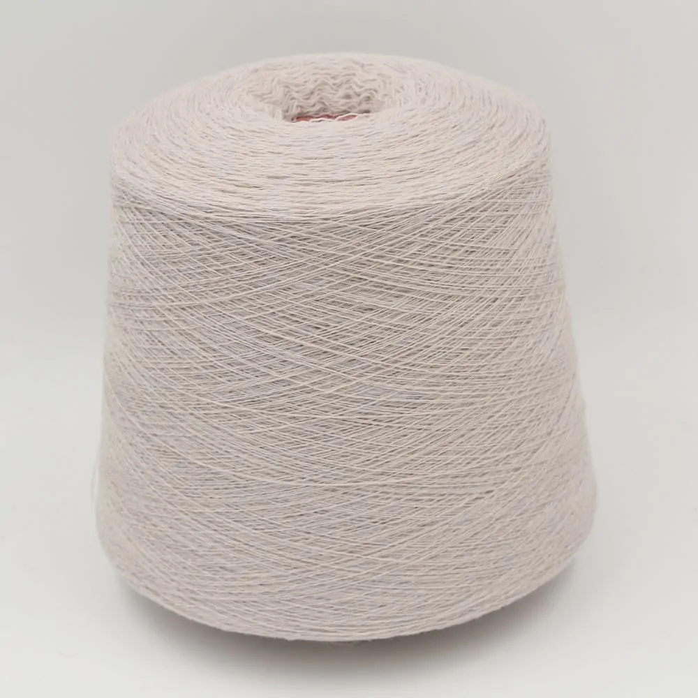 Filato Nm. 2/28 70% merino extrafine 30% cashmere colore silver rocca 530gr