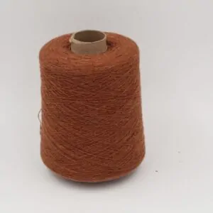 Yarn 2/28 100% Cashmere color brick cones 450 gr