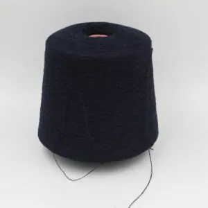 Yarn for knitting machine 2/30 70% merino extrafine 30% cashmere color blue cones 510 gr