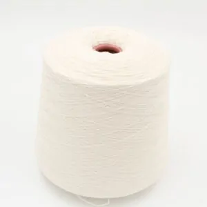 Filato Nm. 2/28 70% merino extrafine 30% cashmere colore bianco naturale rocca 400gr