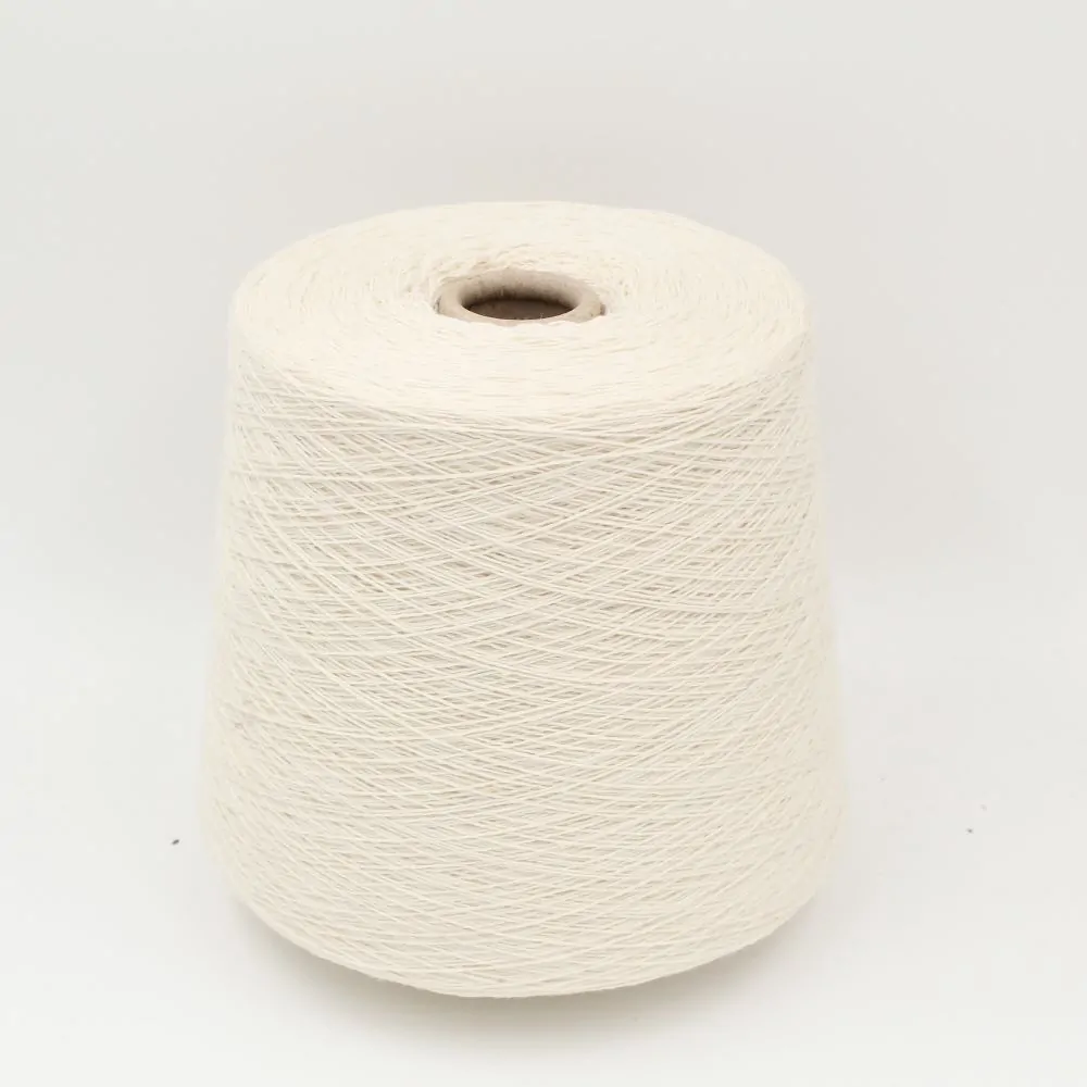 Filato 2/15 100% Cashmere colore bianco rocche 500 gr