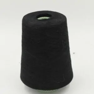 LINOCASH Yarn 65% Linen 35% Cashmere nm 2/52 color black cones 550gr