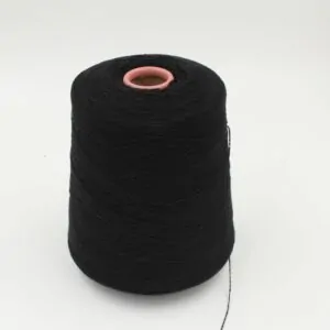 Filato Nm. 2/28 70% merino extrafine 30% cashmere colore nero rocca 590gr