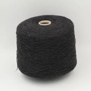 yarn merino extrafine 70% cashmere 30% nm. 2/15 color dark grey cones 640 gr
