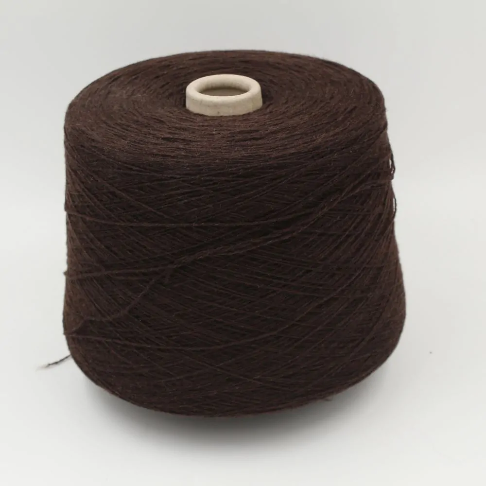 yarn merino extrafine 70% cashmere 30% nm. 2/15 color brown cones 630 gr