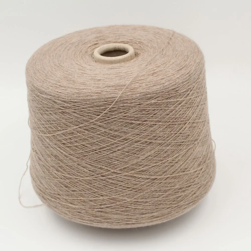 Yarn 2/28 100% Cashmere color natural cones 620 gr