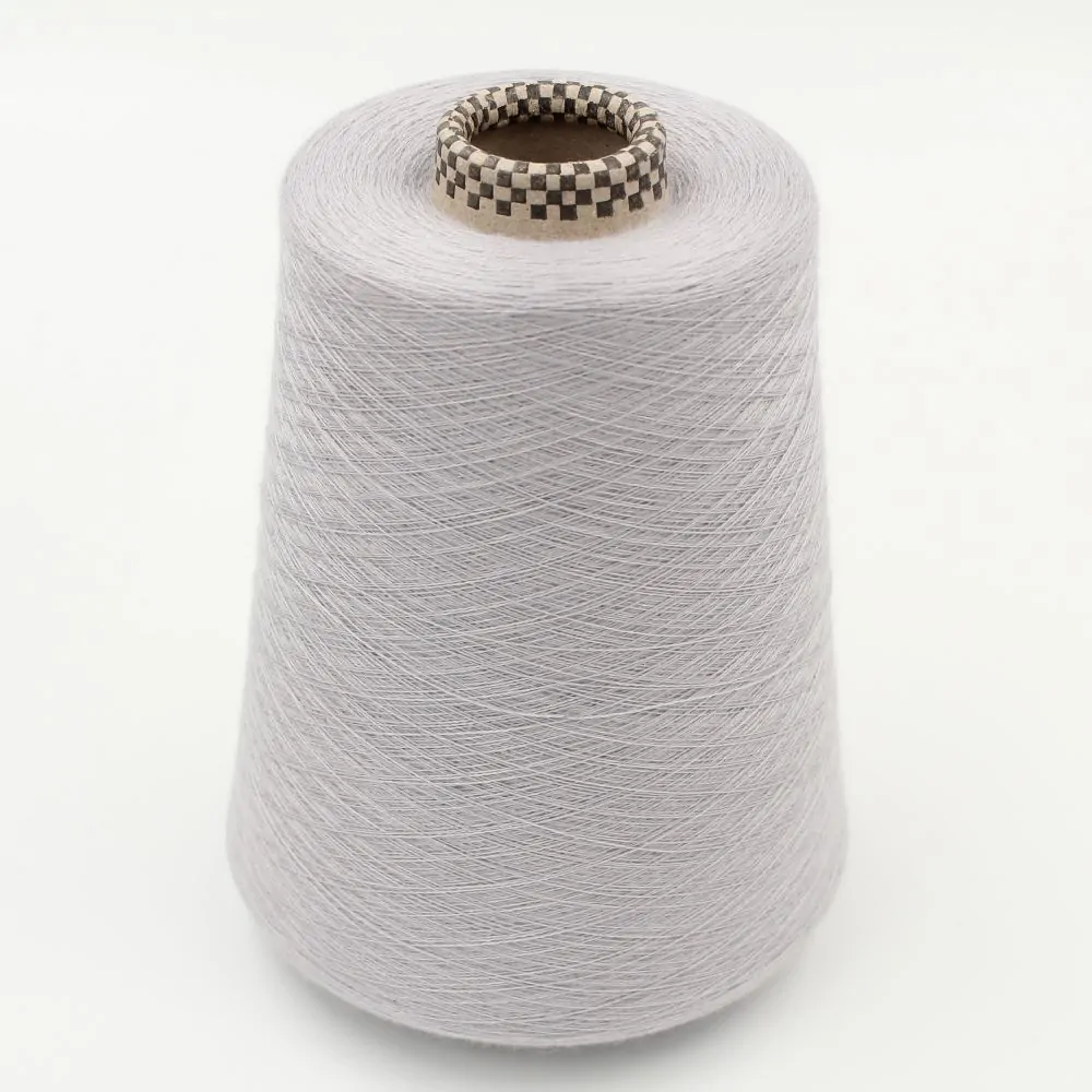 JAIPUR Filato cashmere 70% seta 30% nm 2/56 pettinato colore grigio perla rocche 500 gr