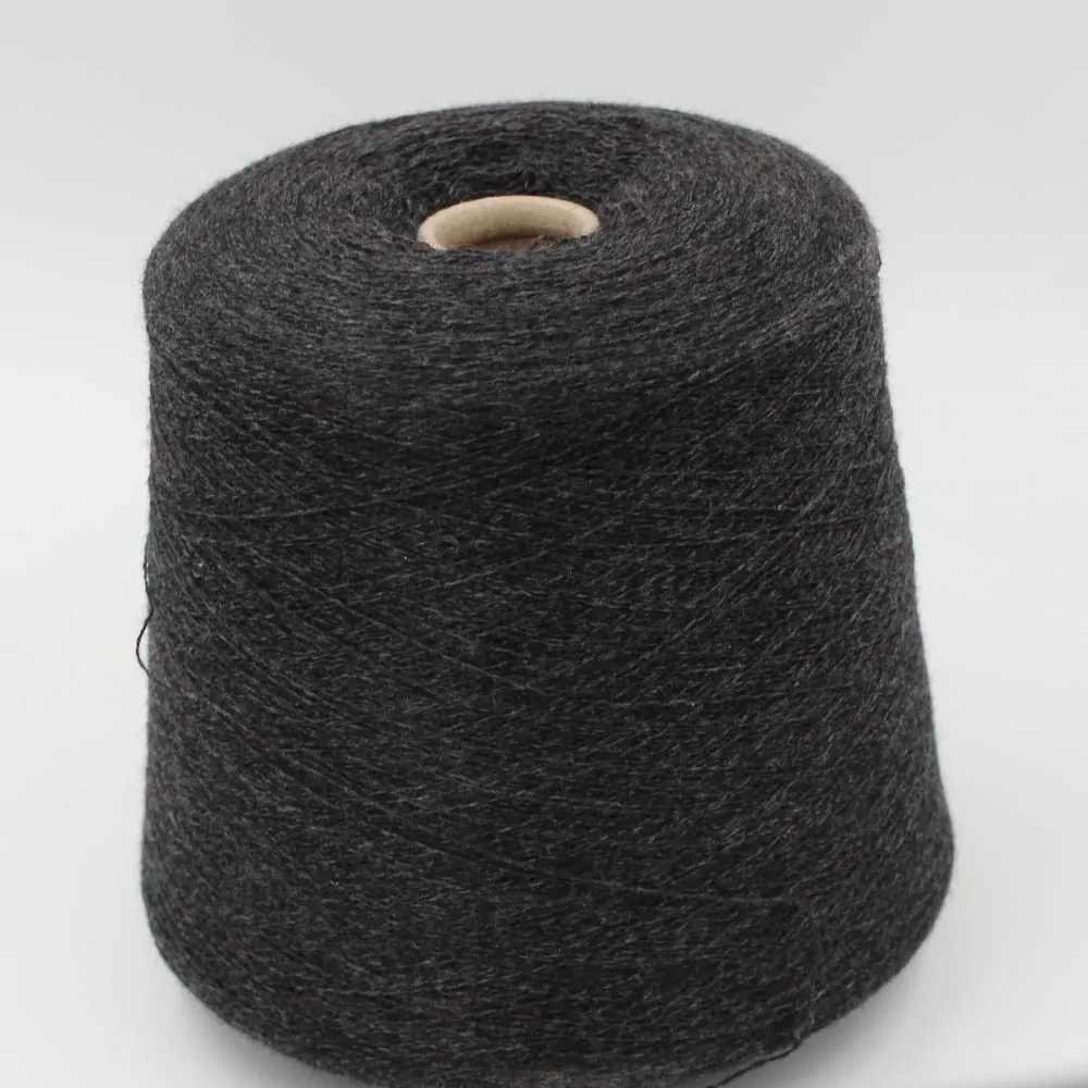 ALTER-ECO filato 97% cashmere 3% lana merino nm 2/12 colore grigio scuro rocche 520gr